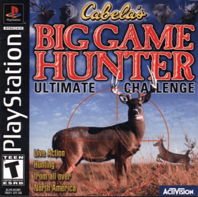 Big Game Hunter Ultimate Challenge box art for Playstation